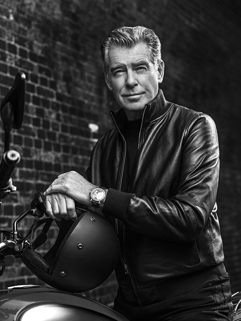 Pierce Brosnan was photographed by Marco Grob for his new Speake-Marin ambassador images. 