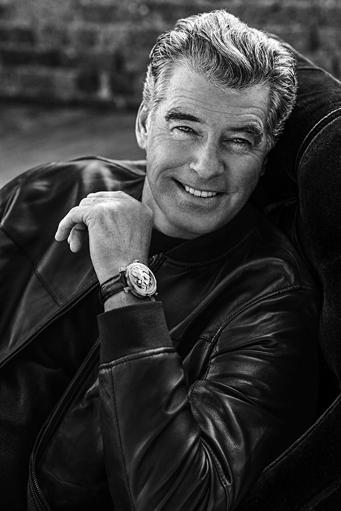 Pierce Brosnan signs again as brand ambassador for Speake-Marin. 