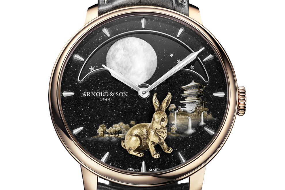 PM Chinese New Year 2023 – 41.5mm Arnold & Son Perpetual Moon Year of the Rabbit watch.