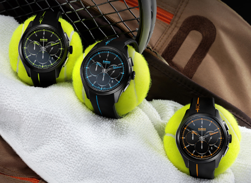 Rado HyperChrome Court series, inspired by the different types of courts on which tennis is played.