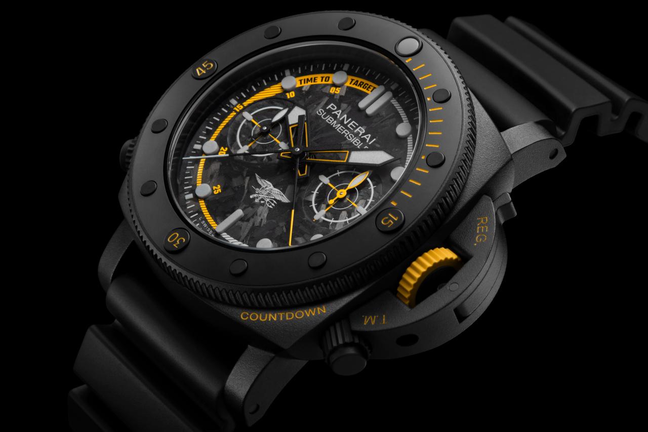 Panerai Submersible Chrono Navy SEALs Experience watch. 