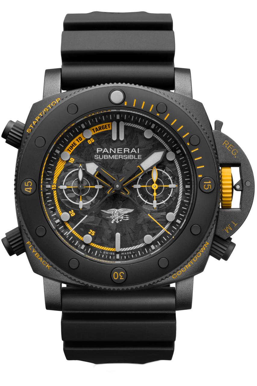 Panerai Submersible Chrono Navy SEALs experience watch. 
