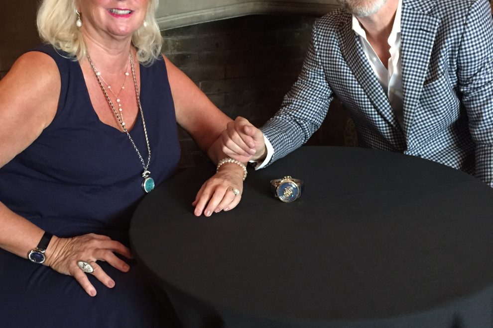 Patric Zingg, Managing Director, Graham SA, with Roberta Naas