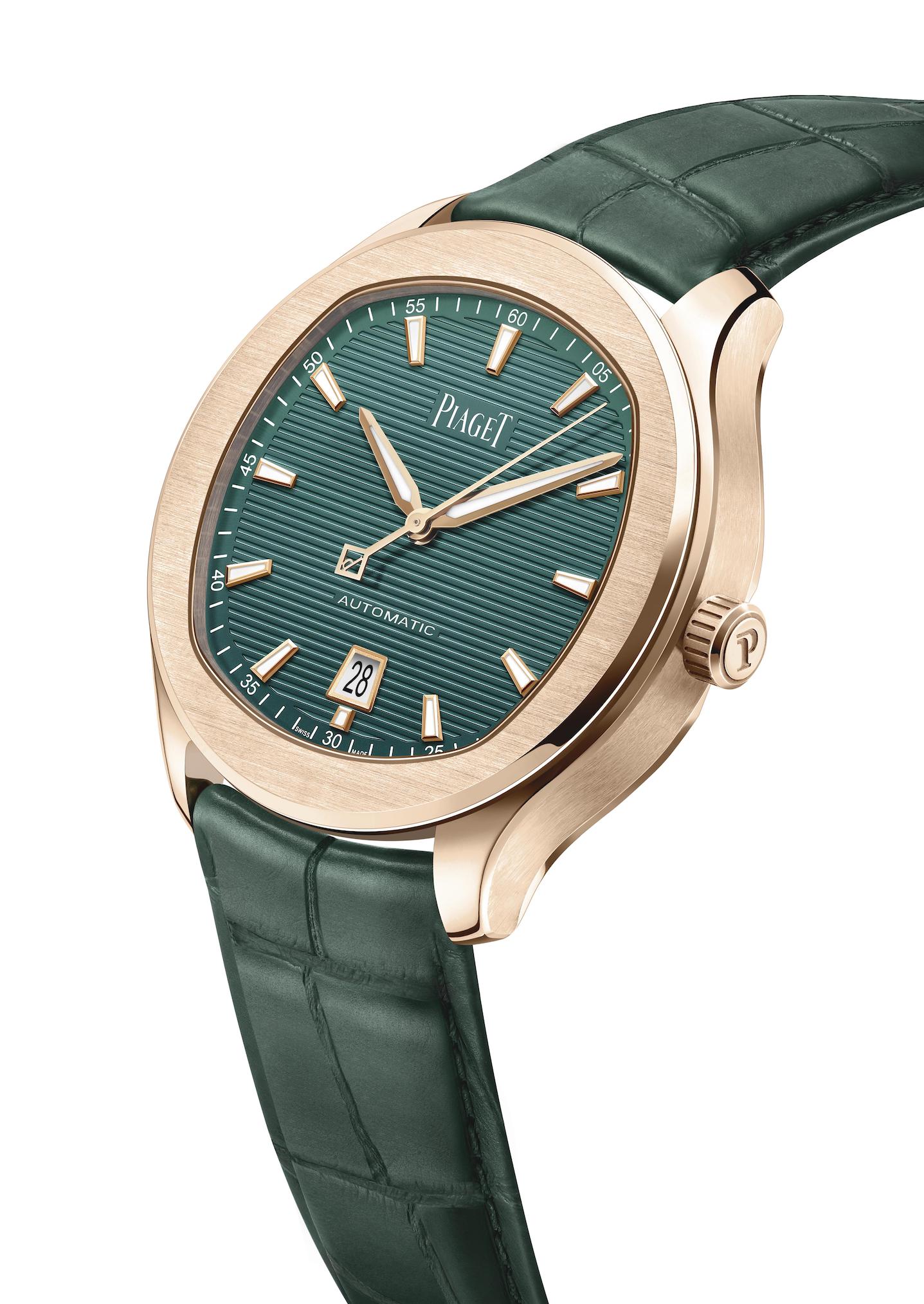 Piaget Polo Date Green