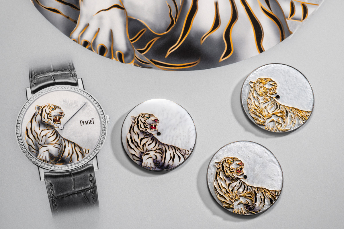 Piaget Altiplano Year of the Tiger Chinese Zodiac watch.