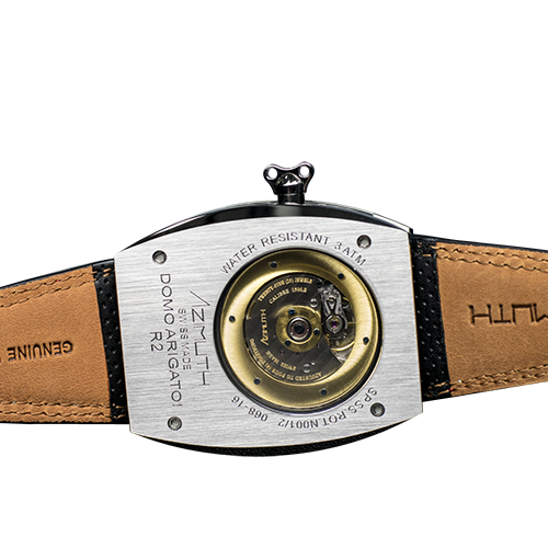 Caseback of the Azimuth Mr. Roboto R2 watch