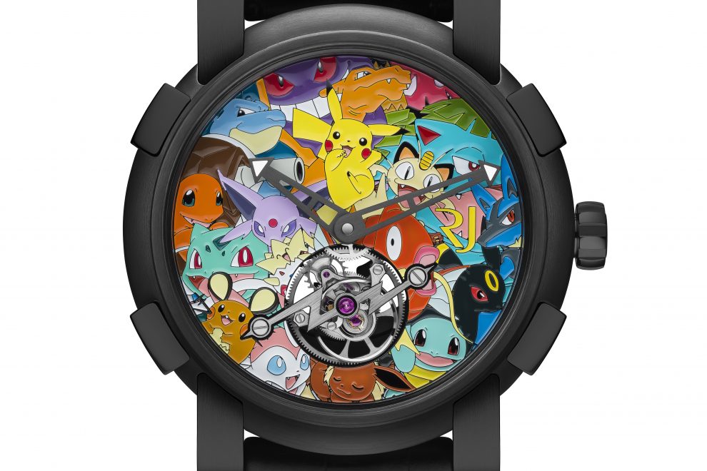 RJ.M.TO.PK.032.01_STD_transp_HD RJ-Romain Jerome teams with Pokemon Corporation International for the newest To PK Pikachu tourbillon watch.