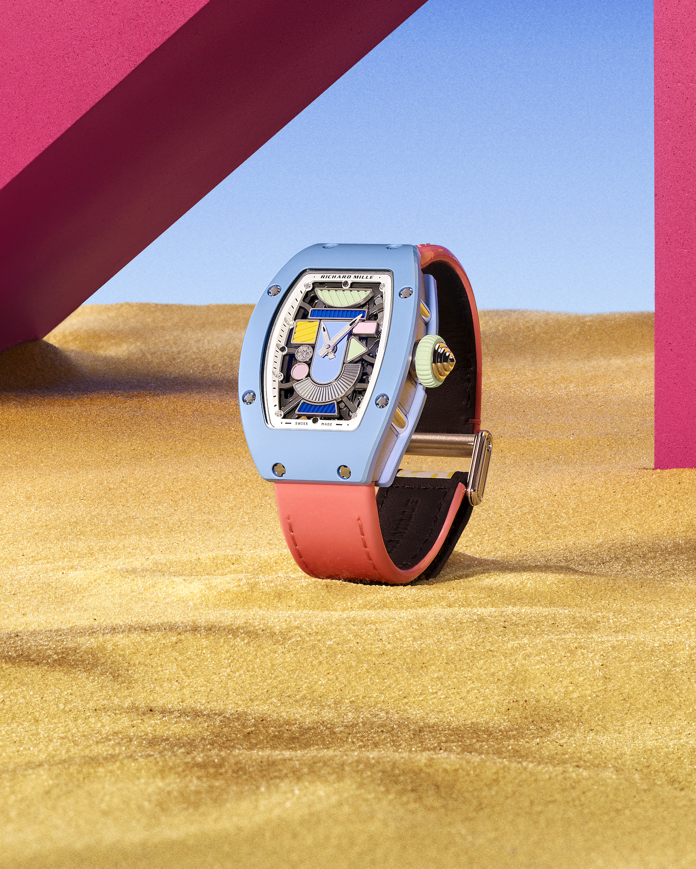 Richard MIlle RM 07-01 Colored Ceramic Capsule collection: Endless Summer. 