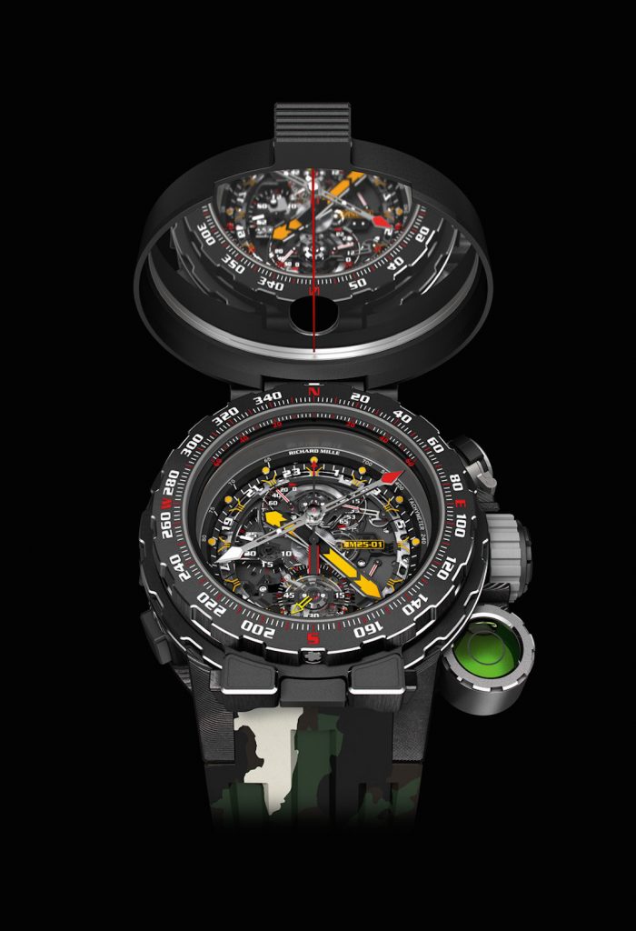 Richard Mille RM25-01 Tourbillon Adventure watch made with Sylvester Stallone,