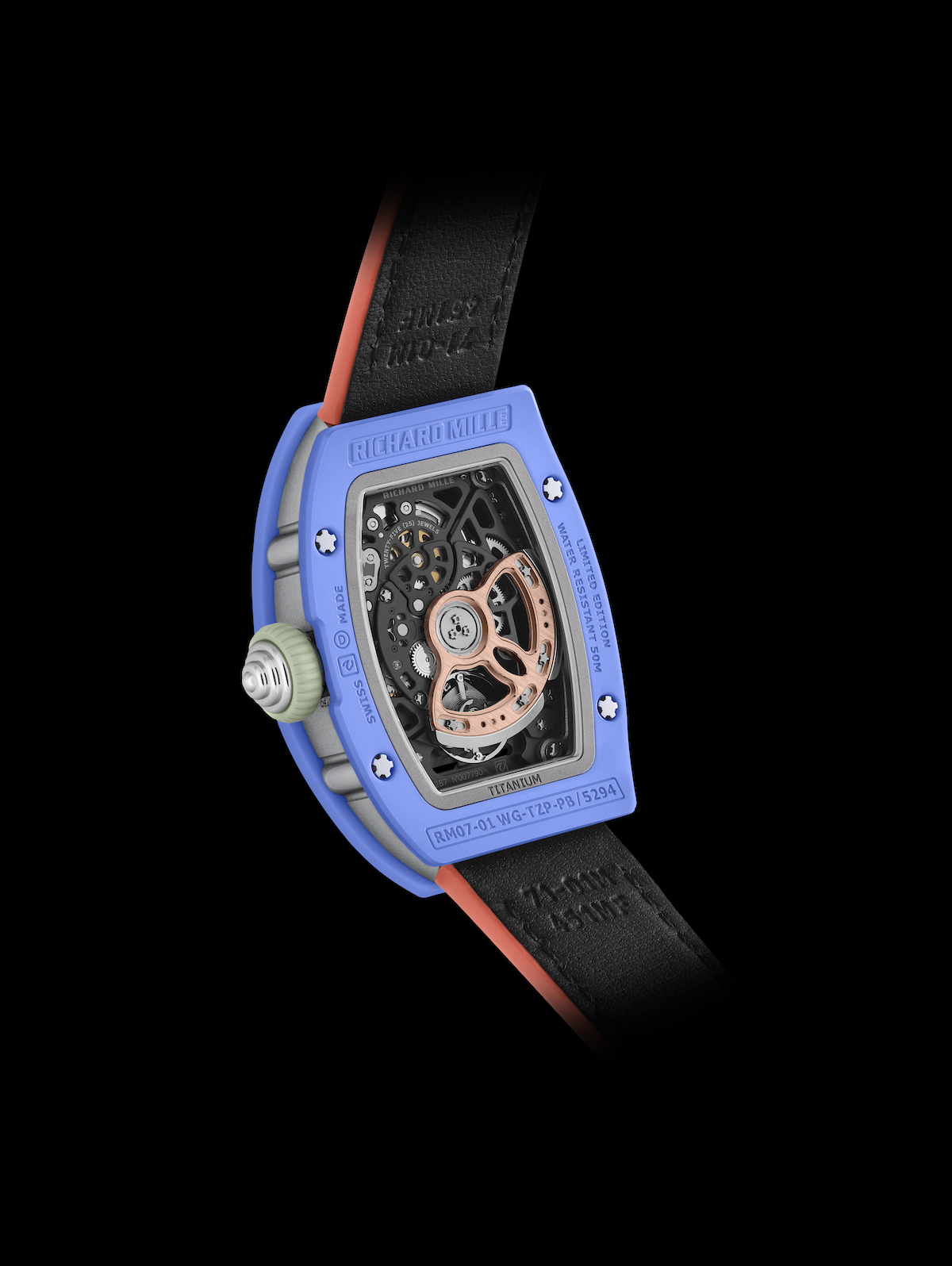 Richard MIlle RM 07-01 Colored Ceramic Capsule collection: Endless Summer. 