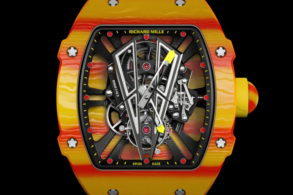 RM27-03 FULLFRONT RGB Richard Mille Unveils $725,00 RM27-03 Rafael Nadal Tourbillon.