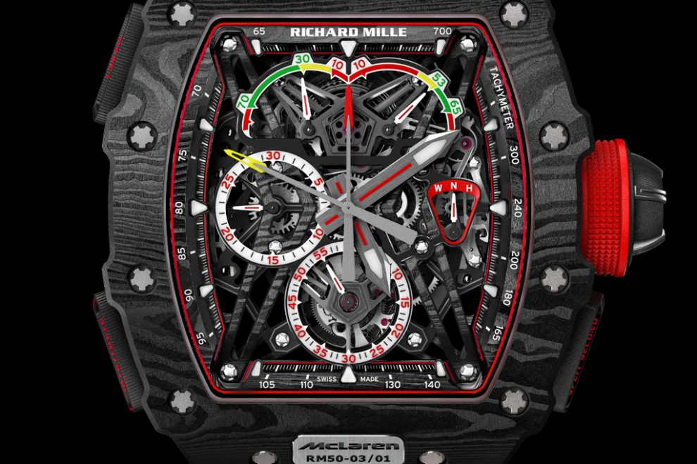 RM50-03 FULLFRONT RGB Richard Mille RM 50-03, million-dollar watches of 2017.