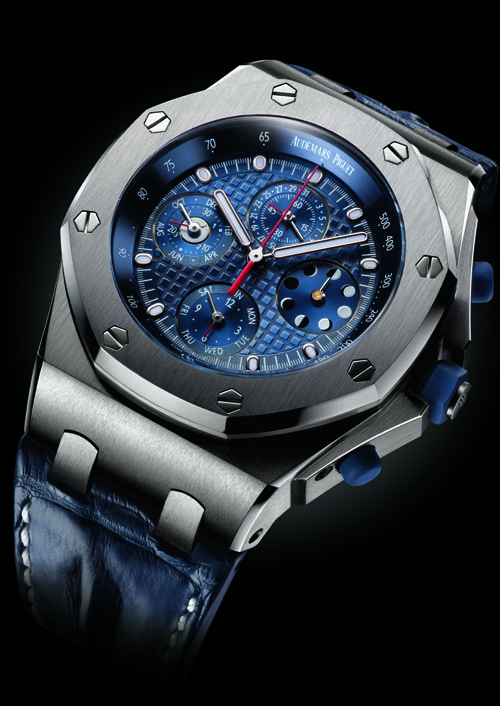 Audemars Piguet Royal Oak Offshore Perpetual Calendar Chronograph in platinum 