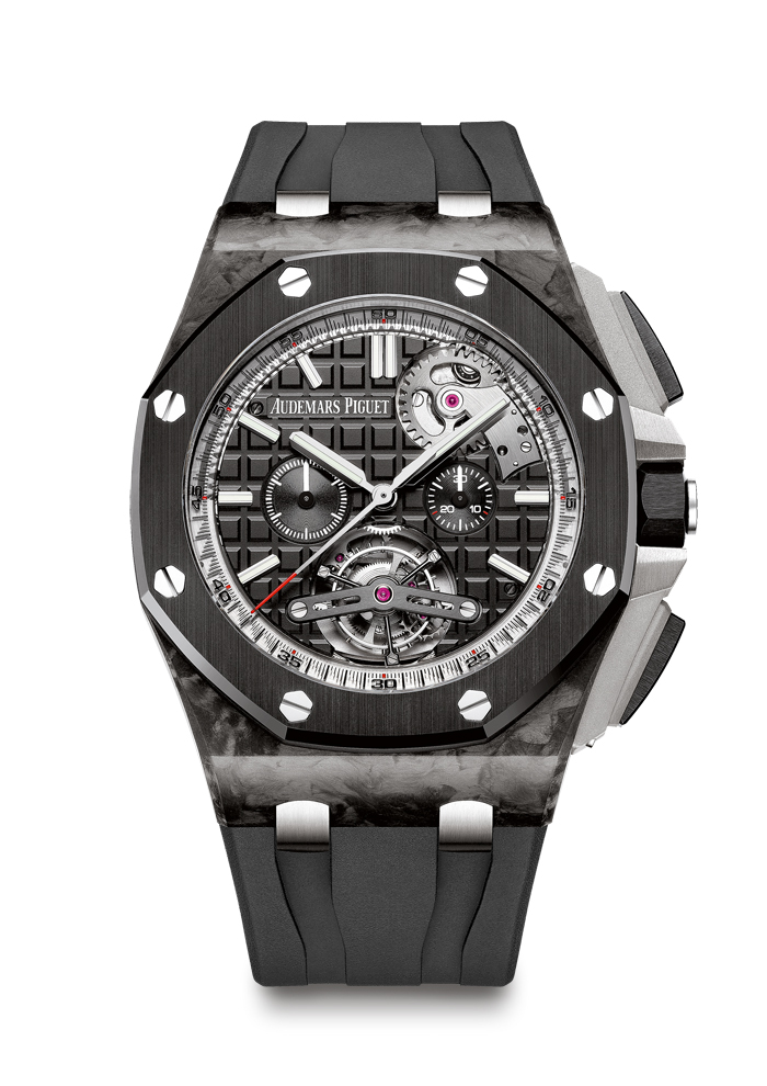 Audemars Piguet Royal Oak Offshore Selfwinding Tourbillon Chronograph with peripheral platinum oscillating weight