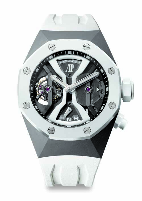 Audemars Piguet's new  Royal Oak Concept GMT Tourbillon.