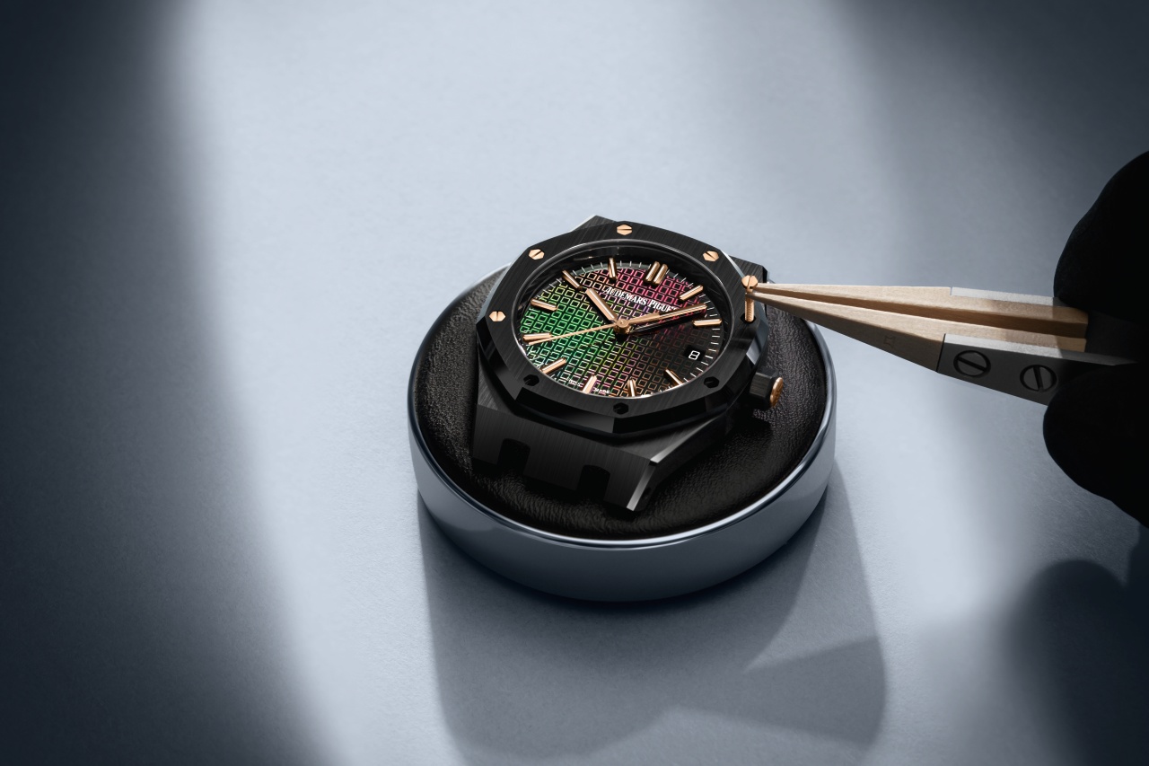Audemars Piguet Royal Oak Self-winding Carolina Bucci Limited Edition watch. 
