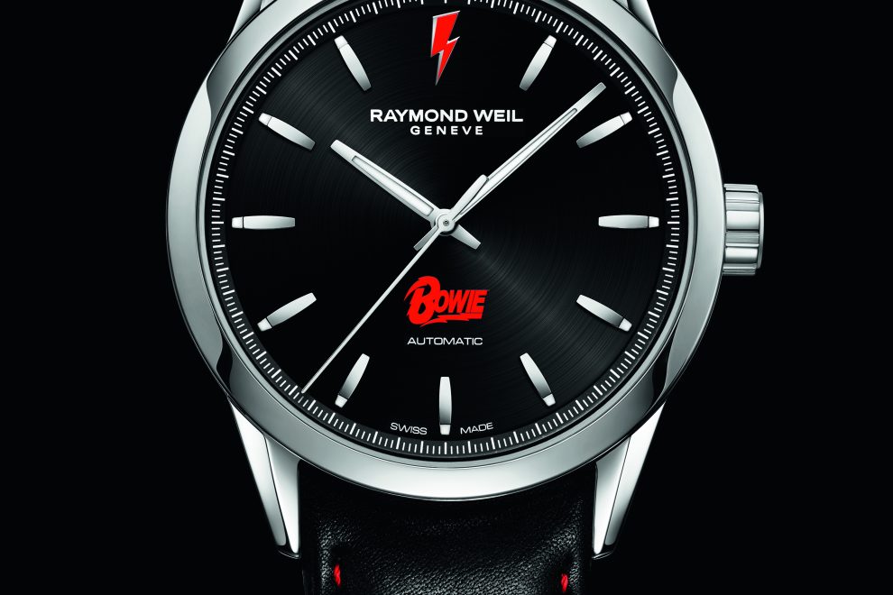 ‘freelancer_2740-sp5-65011_3898x4961_300_packshot.tif’ Raymond Weil Freelancer David Bowie watch is a limited edition piece.