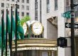 Rolex clock unveiliing at Rockefeller Center