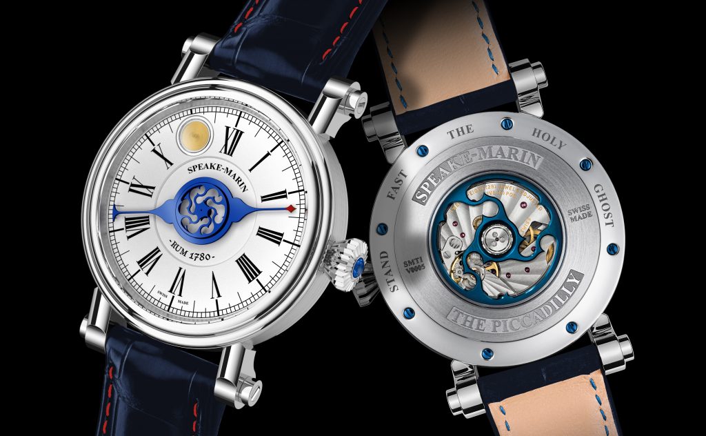 Peter Speake-Marin Rum Watch in titanium, with rare 1780 Harewood Rum in it.