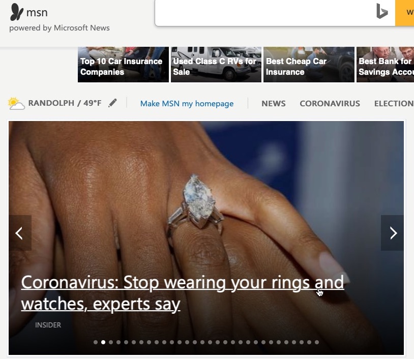 coronavirus and watches