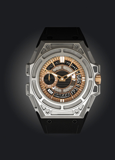 Linde Werdelin SpidoLite II Titanium Gold North America watch