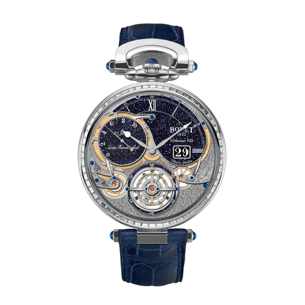 One of the dial choices for the Bovet Virtuoso VIII is aventurine. 