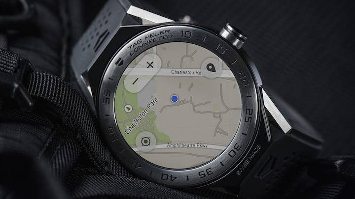 The TAG Heuer Connected Modal 45 has built in GPS.