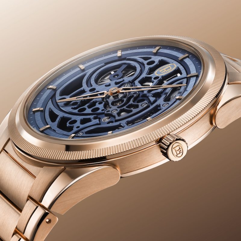 Parmigiani Fleurier Tonda PF Skeleton Rose Gold Milano Blue Parmigiani Fleurier Tonda PF Skeleton Rose Gold Milano Blue