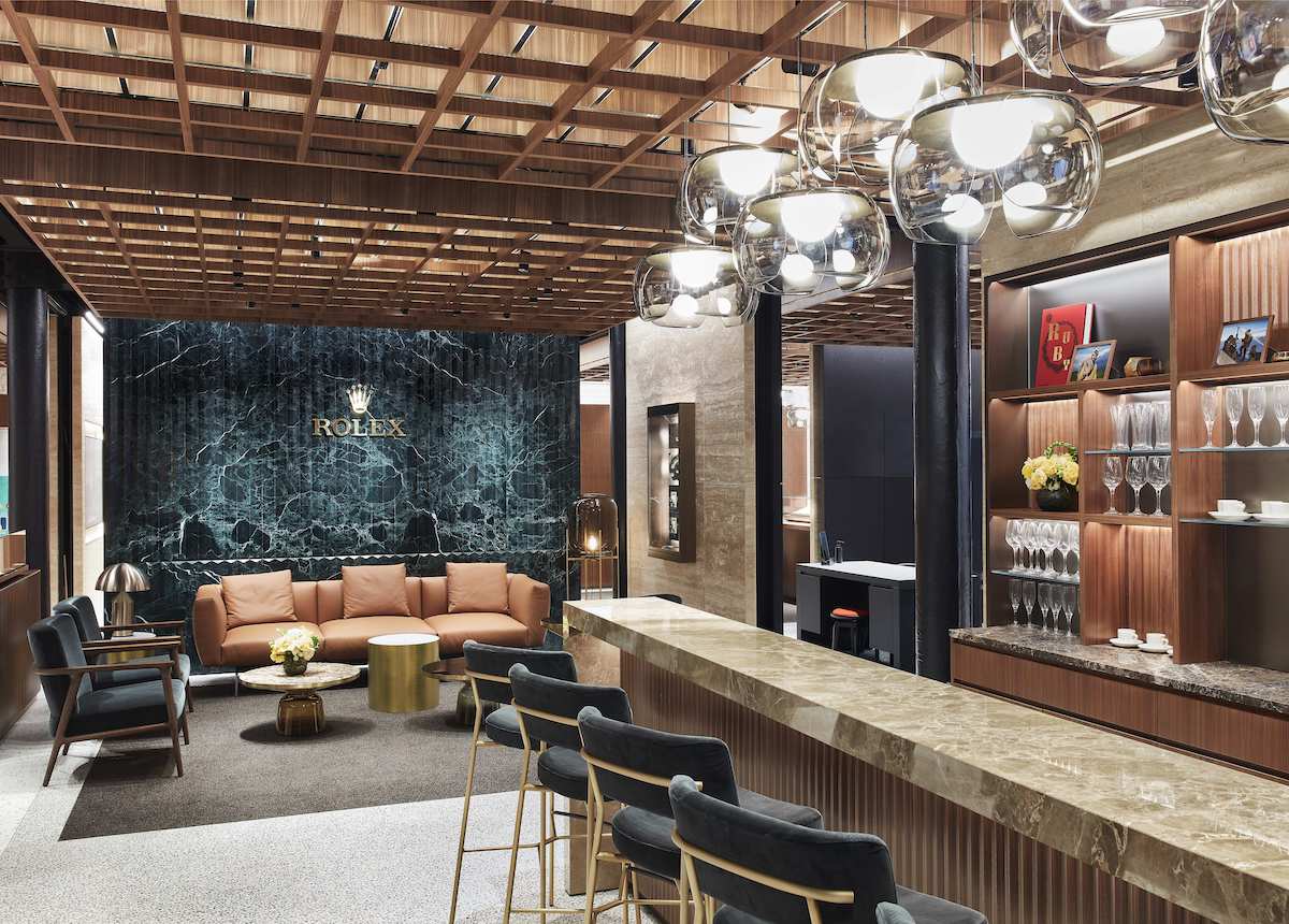New Rolex boutique in the meat-packing district in New York.