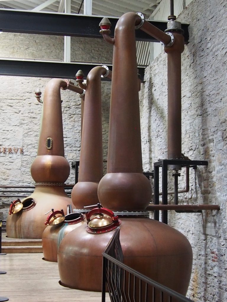 Triple distilling at Woodford Reserve.