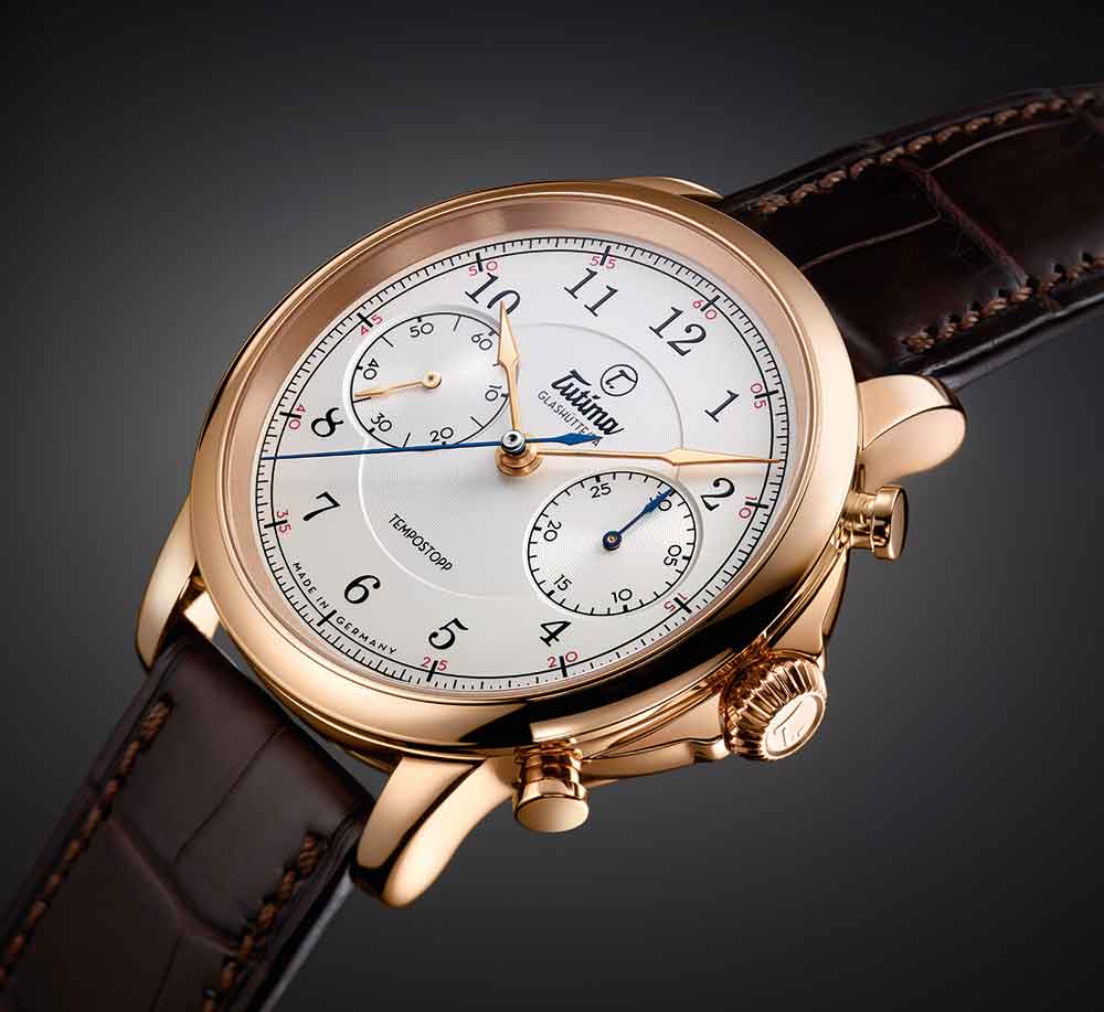 Tutima Tempostopp chronograph pulls out all the stops when it comes to craftsmanship and precision. 
