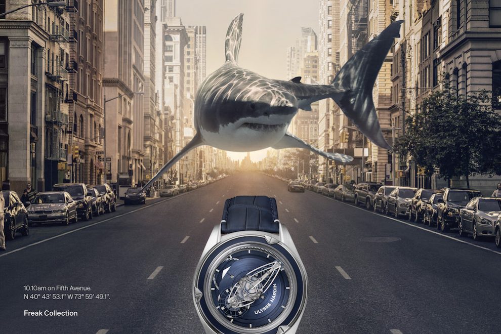 UN_NY_Freak Vision_2018 Ulysse Nardin's new "FrekMeOut campaign for the Freak Vision watch.