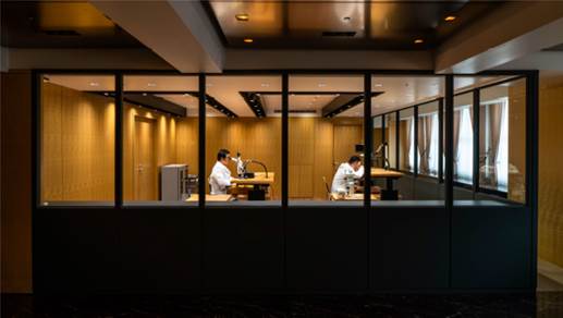 Atelier Seiko in the heart of Ginza. 
