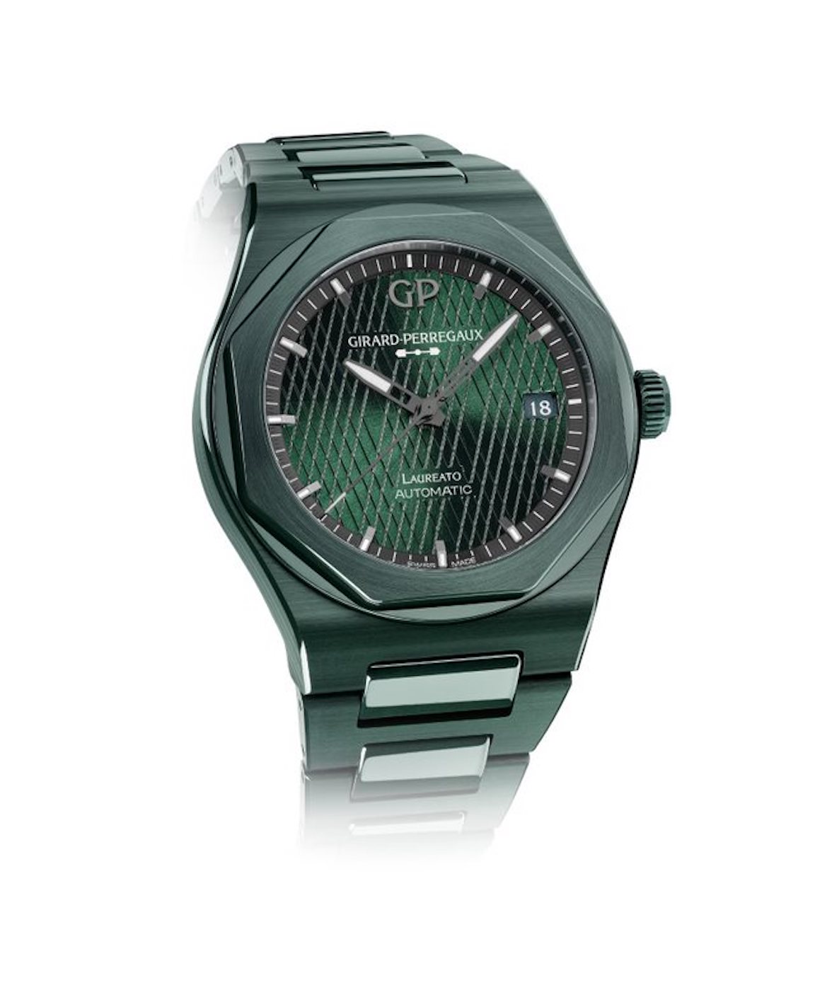 Girard-Perregaux Laureato Green Ceramic Aston Martin Edition