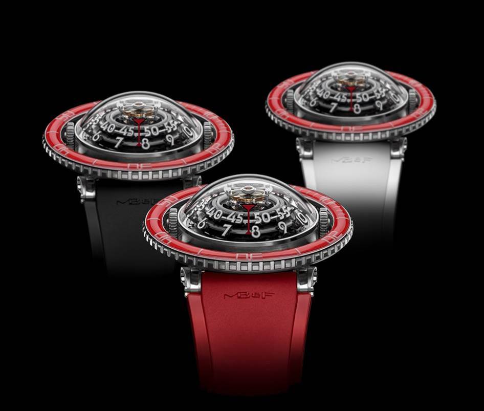 MB&F HM7 Aquapod Platinum Red