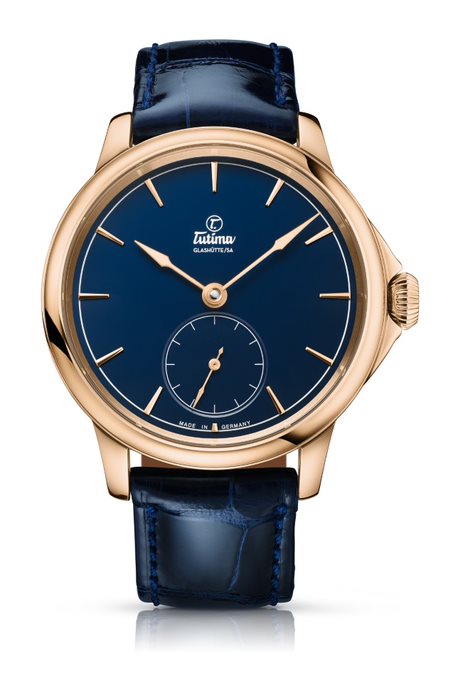 Tutima Patria  rose gold version with rich blue dial 