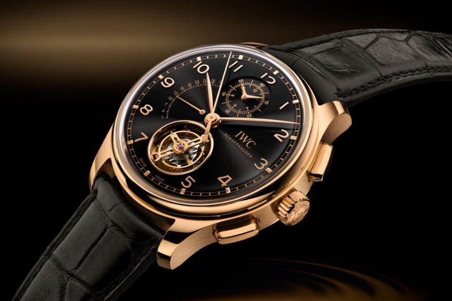 IWC  Portugieser Tourbillon Retrograde Chronograph in Armor Gold® IWC  Portugieser Tourbillon Retrograde Chronograph in Armor Gold®
