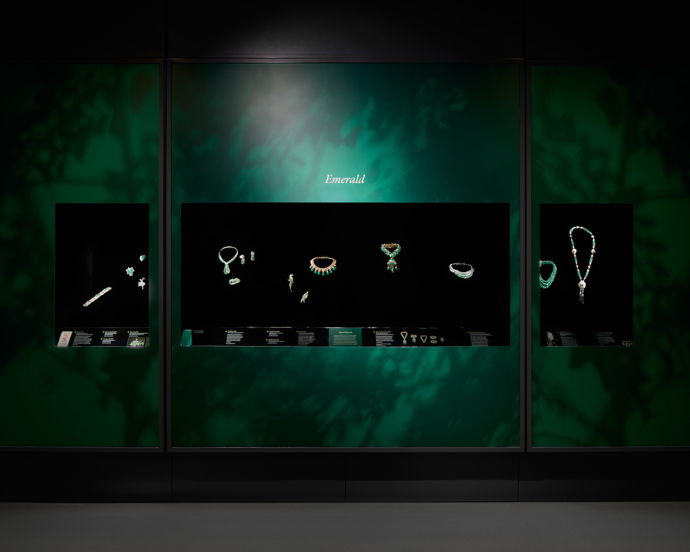 Van Cleef & Arpels Garden of Green exhibit at the American Museum of Natural History in New York. 