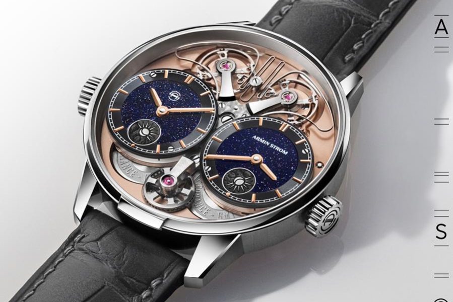 Armin Strom Dual Time GMT Resonance Aventurine watch