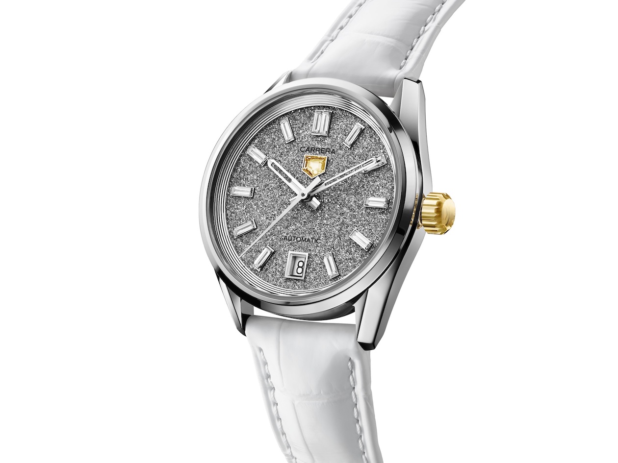 TAG HEUER CARRERA DATE PLASMA DIAMANT D’AVANT-GARDE IN YELLOW LAB-GROWN DIAMONDS