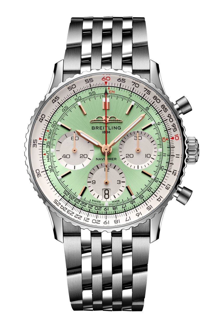 Breitling 41mm Navitimer watch 