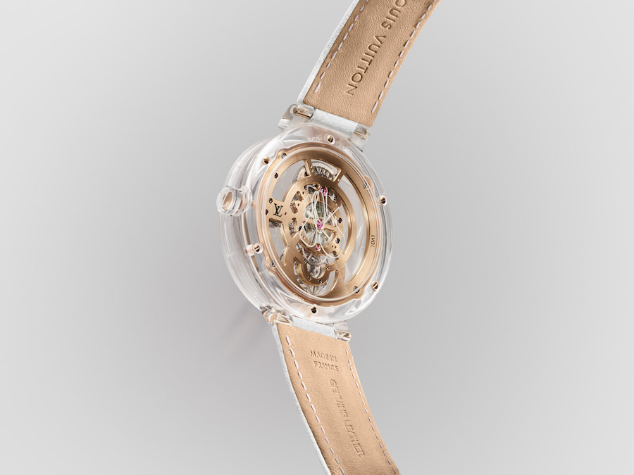 Louis Vuitton Tambour Moon Flying Tourbillon Poinçon de Genève Sapphire Frank Gehry watch 