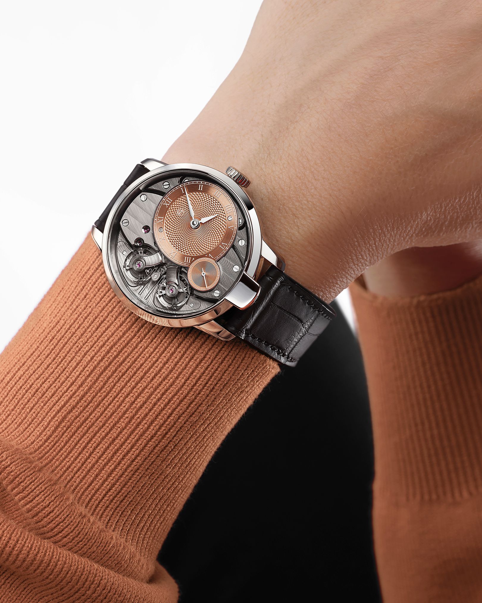 Armin Strom Pure Resonance Salmon Special Edition watch.