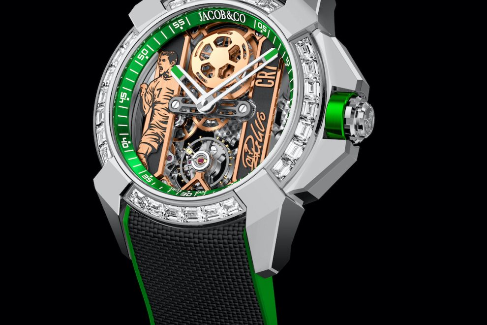 b6a04dfc-635b-be70-1538-ad19a756f409 Jacob & Co. x Cristiano Ronaldo CR7 Epic X "Heart of CR7" watch.
