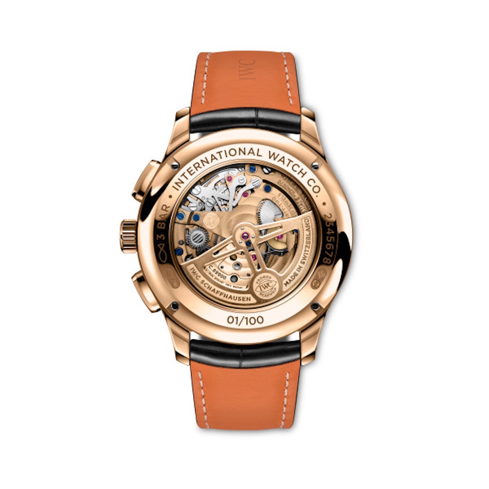IWC Portugieser Tourbillon Retrograde Chronograph in Armor Gold®