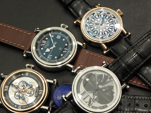 A selection of Peter Speake-Marin's varied collection. 