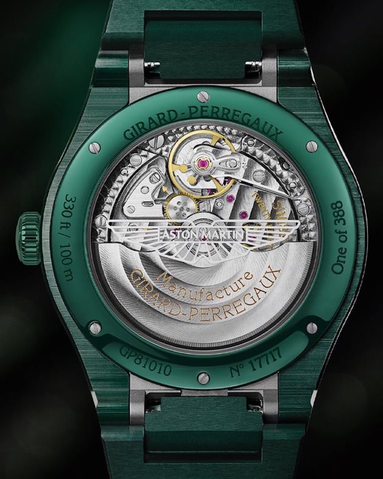 Girard-Perregaux Laureato Green Ceramic Aston Martin Edition