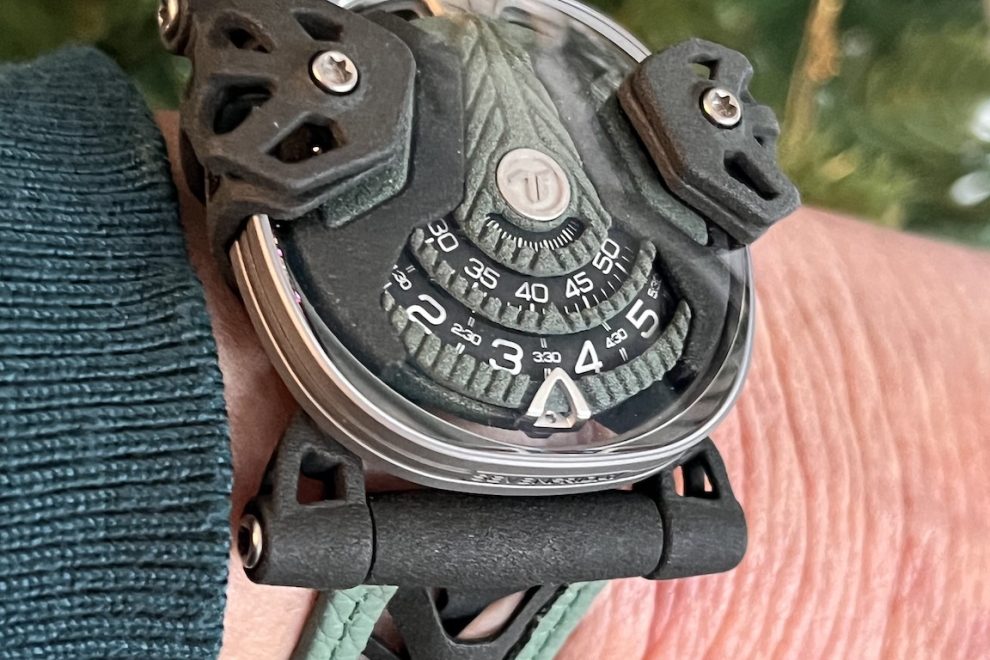 better wrist shot Seven Friday Free-D Green watch Seven Friday Free-D Green watch