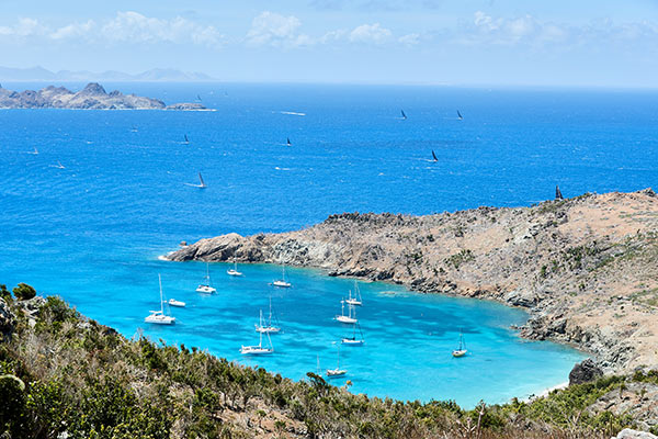 Les Voiles de St. Barth Richard Mille sailing event is now in its ninth year. Photo by Michael Gramm, courtesy of Les Voiles de St. Barth Richard Mille. 