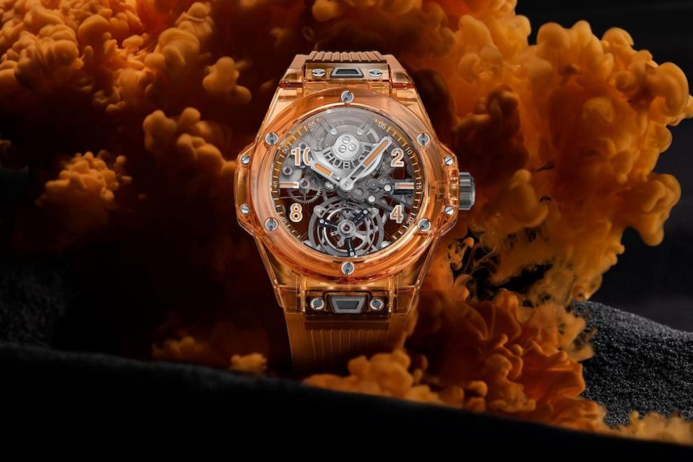 big-bang-tourbillon-automatic-orange-sapphire-LF1_3 Hublot Big Bang Tourbillon Automatic Orange Sapphire
